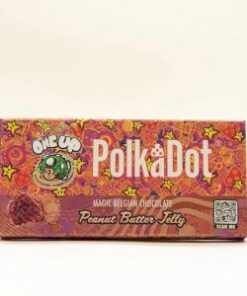 Polkadot Peanut Butter Jelly Belgian Chocolate Bar